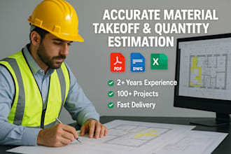do accurate construction material takeoff and quantity estimation from drawings