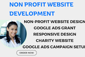 build nonprofit website charity website ngo website fundraiser