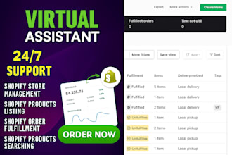 be your shopify virtual assistant