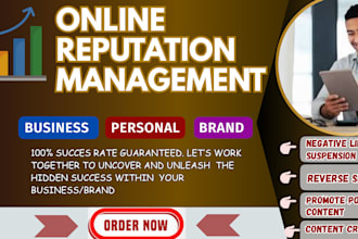 do pro online reputation management, reverse SEO, ORM, remove negative linking