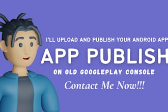 upload and publish your android app on google play store via my old console