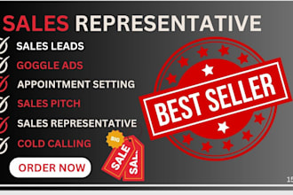 be your sales agent, b2b sales closer, sales representative, cold calling, sales