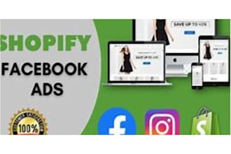 shopify facebook ads tiktok  ads marketing manager