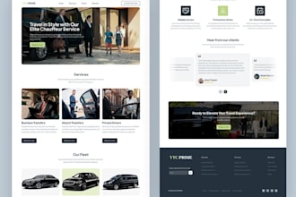 build chauffeur website, limousine, taxi booking website with wordpress
