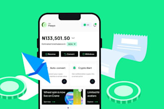 create your stripe, payoner, app paypal,app wallet app,