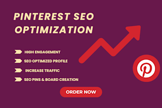 do pinterest marketing with SEO optimized pins and boards