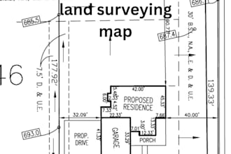 make topographic survey, land surveying map, contours map, from point topo data