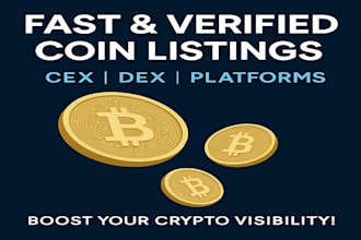 list your coin or token on cex and dex exchanges website