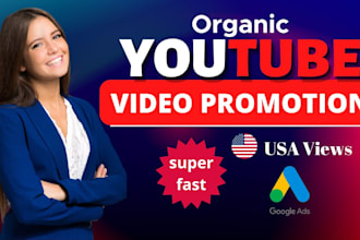 organic USA youtube promotion channel promotion for channel monetization