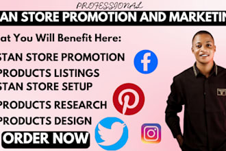 do stan store promotion, stan store setup, stan store marketing to boost sales