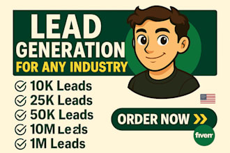 provide cheap b2b lead generation for any industry