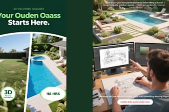 design your dream garden and swimming pool with photorealistic 3d visuals