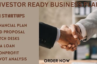 do business plan, business proposal, financial plan, pitch deck, startups