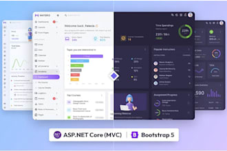 materio asp net core mvc admin template