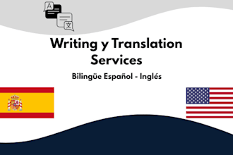 professional writing and translation english and spanish