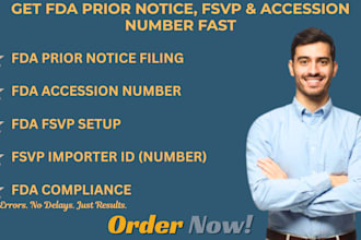handle your fda compliance, prior notice and fsvp filings professionally