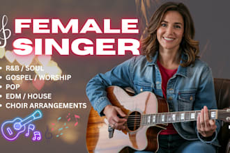 sing and create choir style background vocals for your gospel or pop track