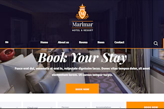 build a stunning hotel booking website with online booking feature