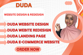 design a professional website for your business using duda builder