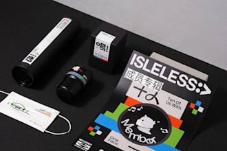 design modern logo, complete branding package and brand book