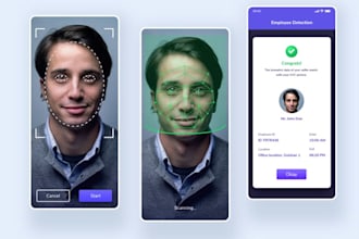 develop camera app detection app face recognition app scanning app ar app
