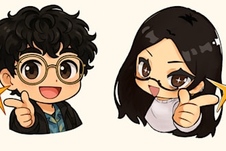 create custom chibi stickers of yourself for whatsapp