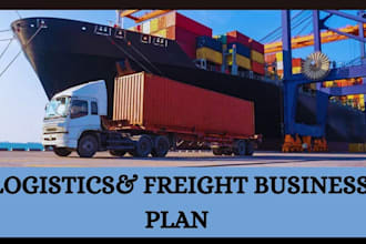 trucking business plan USA ca  logistics freight  investor ready business plan