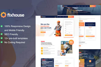 do wix roofers website, wix plumbing website, wix handyman website, hvac