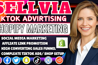 shopify dropshipping store marketing, high ticket sellvia marketing titktok shop