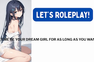 do custom deep immersive roleplay, ageplay on any scenario you fantasy
