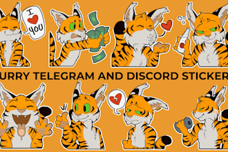 furry telegram stickers, crypto stickers discord sticker fursona sticker packs