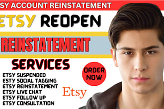 fast etsy reinstatement, appeal letter etsy suspension and etsy reopen