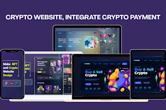 develop a custom crypto website, web3 dapp, nft marketplace or smart contract