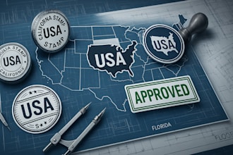 sign, stamp and seal florida architectural drawings for USA city permit