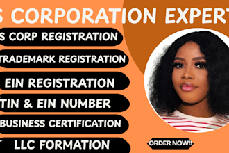 do US llc registration, ein number, boi report, itin, c and s corp, dissolve llc