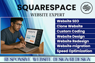 fix clone redesign squarespace expert website design SEO custom code solutions