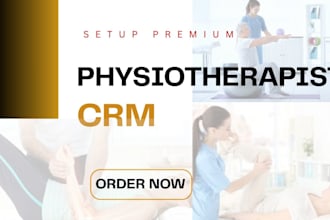 setup physiotherapist crm physitrack cliniko  nookal theranest tm3 writeupp crm