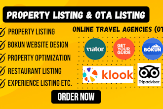 optimize your booking on bokun, tripadvisor, viator, airbnb, getyourguide SEO