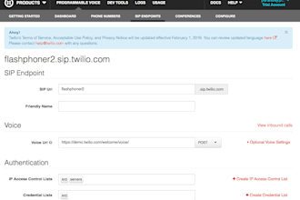 make sip trunk configuration softphone twilio app vonage spoof api, bland