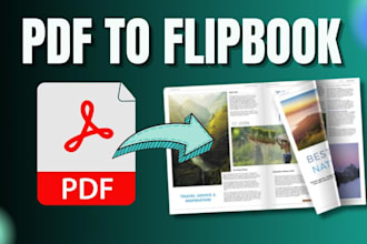 ebook design, workbook design, worksheet, book interior, convert PDF to flipbook