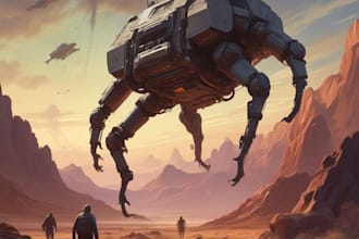 create sci fi illustrations