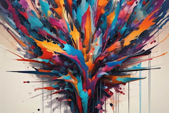 paint digital professional abstract art