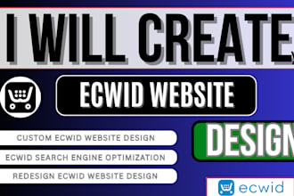 create ecwid lightspeed store website design shopify prestashop godaddy website