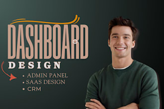 design dashboard, web app, admin panel, CRM UI UX design in figma