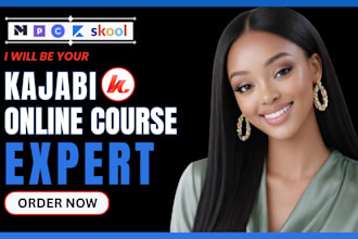 build online course website on kajabi learnworlds podia design kajabi website