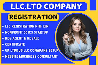 us llc company registration, nonprofit startups 501c3 with ein uei number rfq