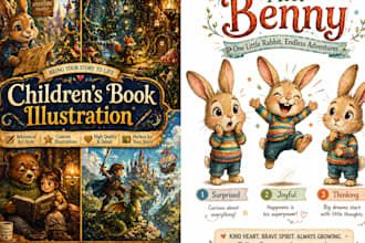 children story book illustration children storybook children storybook