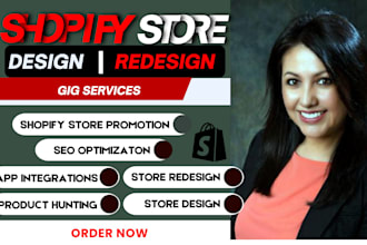create shopify store, build shopify website design, shopify dropshipping website