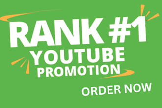 do organic youtube video promotion and marketing by social media