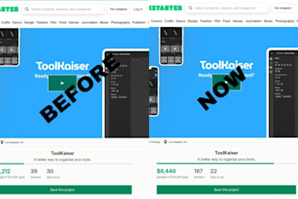 create and promote indiegogo kickstarter, crowdfunding pre launch campaign